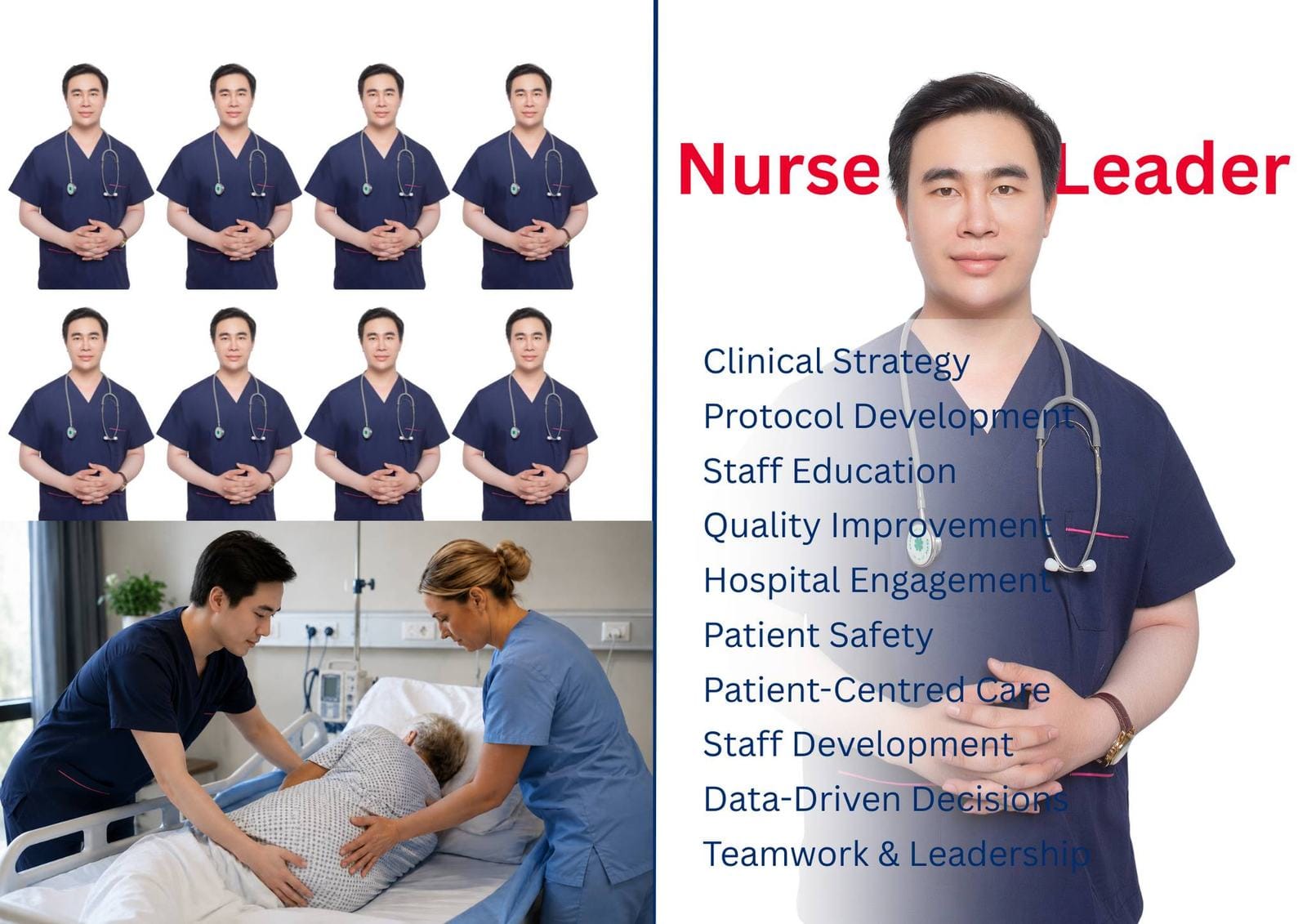 Nine clinical leadership competencies in pressure injury prevention, from clinical strategy and protocol development to staff education and patient safety